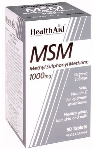 MSM Méthylsulfonylméthane 1000 mg 90 Comprimés