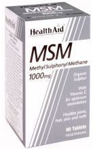 MSM Méthylsulfonylméthane 1000 mg 90 Comprimés