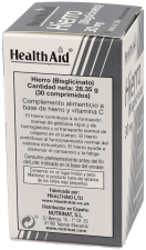 Bisglycinate fer avec la vitamine C 30 Comprim&eacute;s