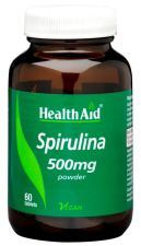 Spiruline 500 mg Dérivée d&#39;Herbes Sauvages 60 Comprimés