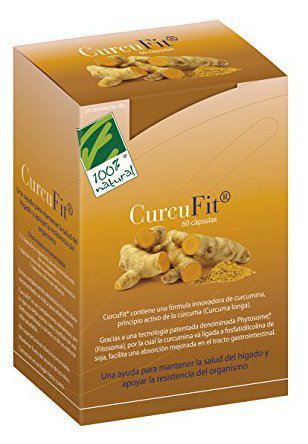 100% Natural CurcuFit 60 g&eacute;lules