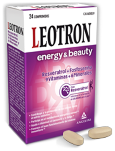 Angelini Energie et beaut&eacute; Leotron 24 Comprim&eacute;s