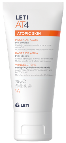 Pâte à l&#39;eau AT4 pour peau atopique 75 g