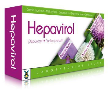 Laboratorios Tegor Compl&eacute;ment nutritionnel Hepavirol 60 capsules