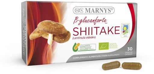 Marnys Shitake Bio 30 g&eacute;lules v&eacute;g&eacute;tales x 400 gr
