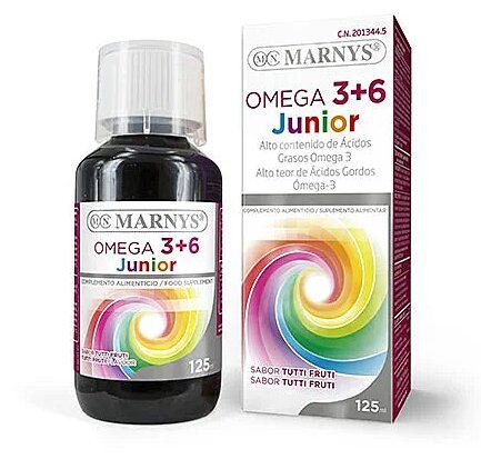 Marnys Om&eacute;ga 3 + 6 Junior 125 ml