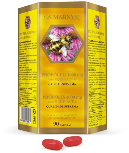 Marnys Propolis 1000 mg + &eacute;chinac&eacute;e 90 g&eacute;lules x 1000 mg
