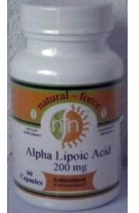 Acide Alpha Lipo&iuml;que 200 mg 60 g&eacute;lules