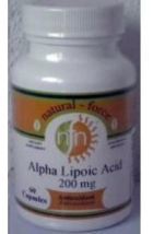 Acide Alpha Lipo&iuml;que 200 mg 60 g&eacute;lules