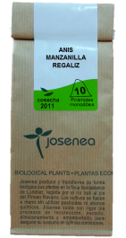 Josenea Anis Camomille R&eacute;glisse Sac de 10 enveloppes.