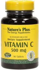 Vitamine C &agrave; l'&eacute;glantier 500 mg, 90 comprim&eacute;s