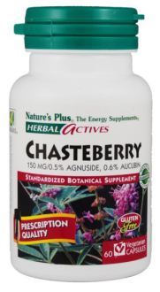NaturesPlus Actifs &agrave; base de plantes Gattilier - 60 Capsules