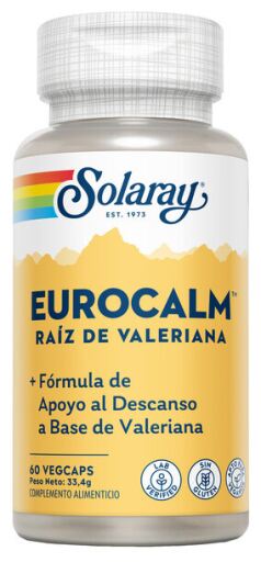 Solaray Eurocalm 60 g&eacute;lules v&eacute;g&eacute;tales