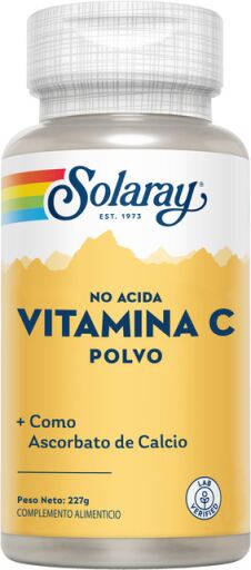 Solaray Vitamine C cristalline non acide, puissance 227 g