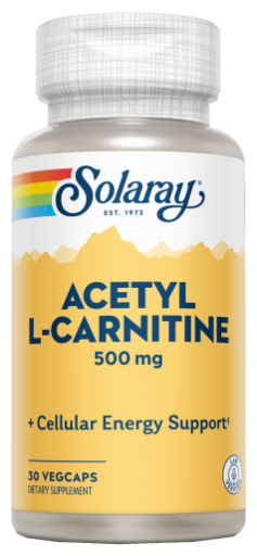 Acétyl L-Carnitine 500 mg 30 Gélules Végétales