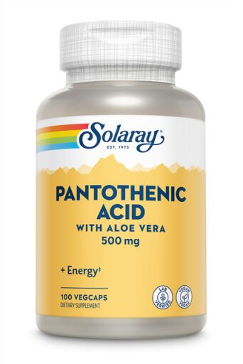 Solaray Acid Pantothenic 500 mg 100 Capsules