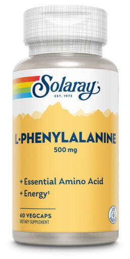 Solaray L-Ph&eacute;nylalanine 500 mg 60 capsules