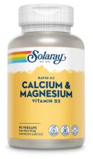Calcium et magn&eacute;sium 90 capsules v&eacute;g&eacute;tales