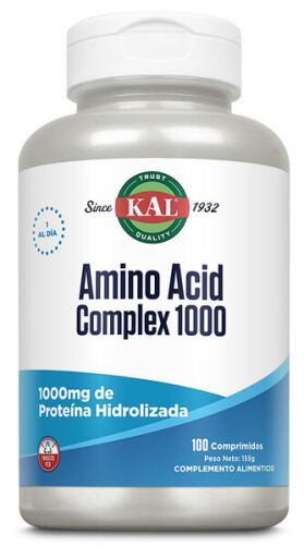 Solaray Complexe d'acides amin&eacute;s 100 comprim&eacute;s