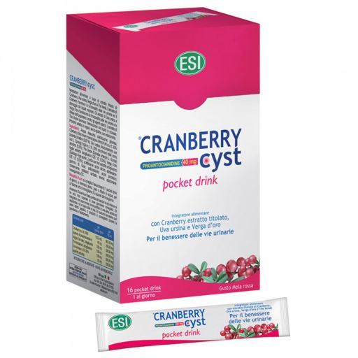 Boisson de poche aux kystes de canneberge 16 unités