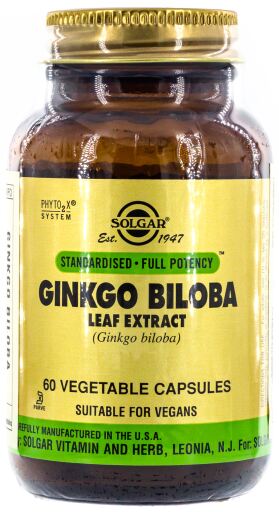 Feuille de Ginkgo Biloba 60 Gélules