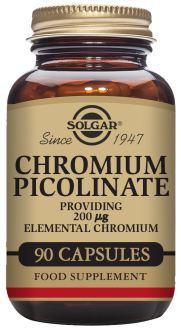 Picolinate de Chrome 200 mg 90 Gélules