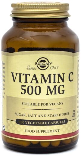 Solgar Vitamine C 500 mg 100 g&eacute;lules v&eacute;g&eacute;tales