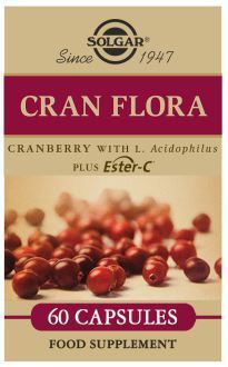 Cran Flora avec Probiotiques Plus Ester-C 60 gélules végétales