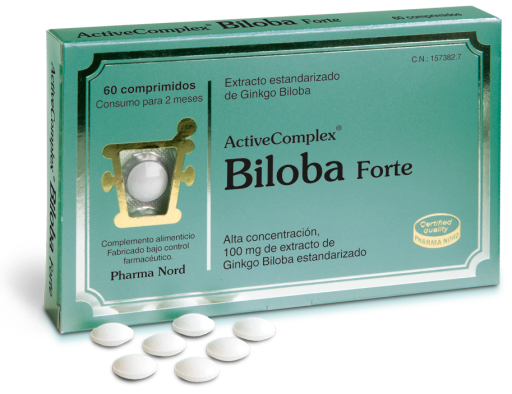 Complexe Actif Biloba Forte 60 Comprimés