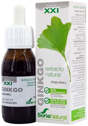 Extrait de Ginkgo Biloba 21st Century 50 ml