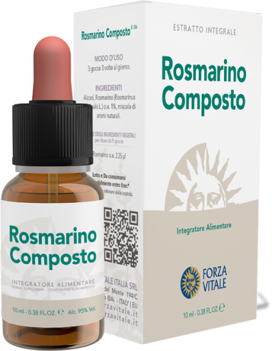 Forza Vitale Compos&eacute; Romarin Plomb Spagyrique M&eacute;tal 10 ml