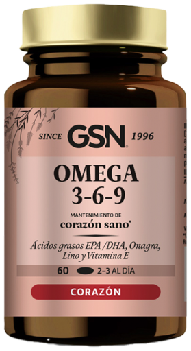 GSN Complexe Om&eacute;ga 3-6-9 (60 Perles)