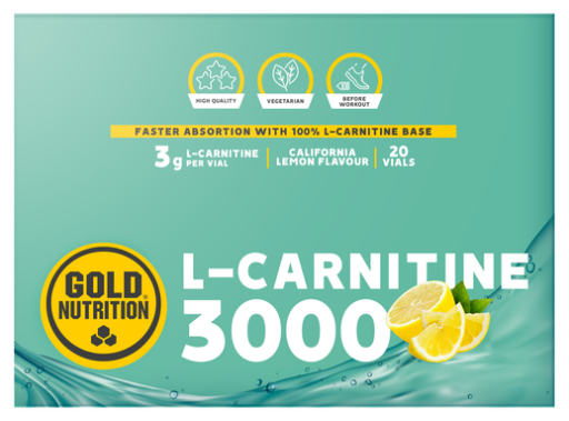 GoldNutrition L-Carnitine 3000 mg Citron 20 ampoules