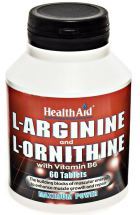L-Arginine et L-Ornithine 60 Gélules