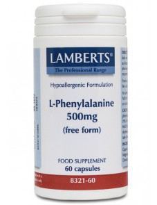 Lamberts L-Ph&eacute;nylalanine 60 G&eacute;lules 500 mg