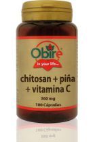 Chitosan + Ananas + Vitamine C 100 Gélules Chitosan + Ananas + Vitamine C 100 Gélules