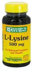 L-Lysine 500 mg. 100 Comprimés