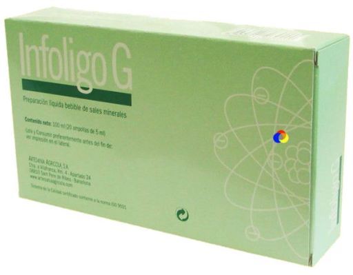 Infoligo-G Cu,mg,mn,zn,au 20 flacons