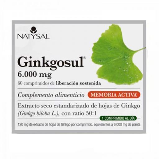 Natysal Ginkgosul 60 G&eacute;lules