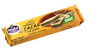 Biscuits au chocolat fourrés Noglut 150 gr