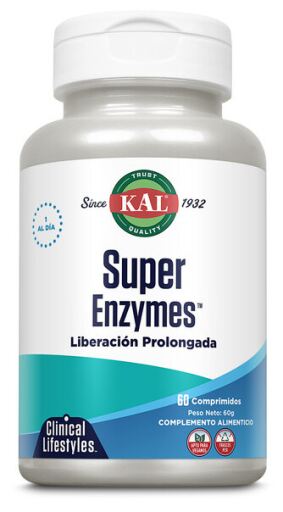 Kal Super Enzymes 60 Comprim&eacute;s