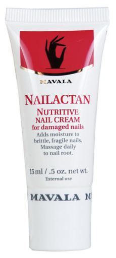Mavala Nailactan Cr&egrave;me Nourrissante pour Ongles Ab&icirc;m&eacute;s en tube 15 ml