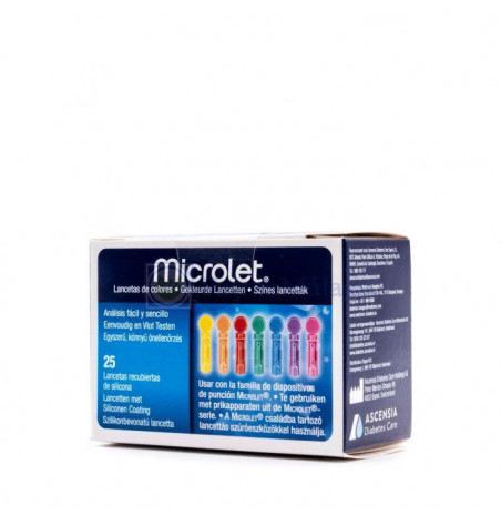 Microlet Microlet Couleurs 25 Lancettes