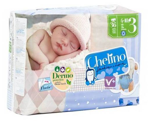 Chelino Couches T3 Couche Couche 36 unit&eacute;s (4-10 kg)