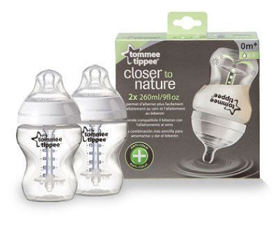 Biberon anti-colique LBA 260 ml, 2 unités