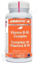 Complexe Vitamine B-50 (Sans Levure) 30 Comprim&eacute;s