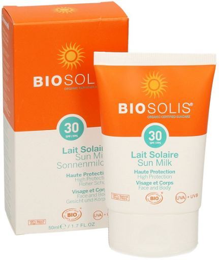 Lait Solaire Visage Et Corps Spf30 100 ml.