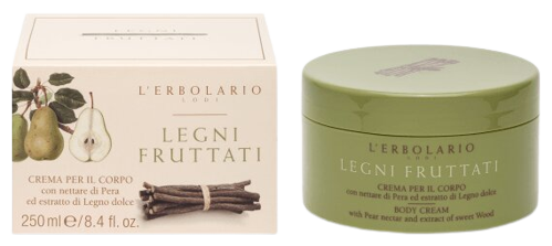 L'Erbolario Legni Fruttati Cr&egrave;me Corporelle 250 ml