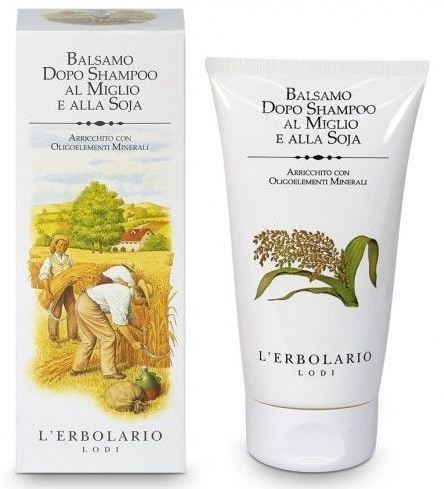 L'Erbolario apr&egrave;s-shampooing au millet et au soja 150 ml