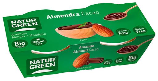 Naturgreen Dessert amande cacao Bio 2 x 125 g